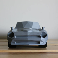 Low-Poly 1972 Datsun 240z - Thumbnail 2