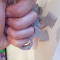 Rubber Knuckles - Mold for Multiblade brass nuckles - Thumbnail 3