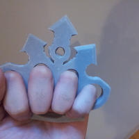 Rubber Knuckles - Mold for Multiblade brass nuckles - Thumbnail 4