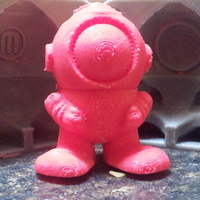 Small Astro Bot Mold 3D Printing 17523
