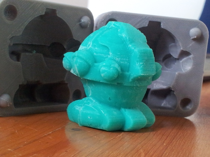 Squigglepeeps: Professor Mold 3D Print 17532
