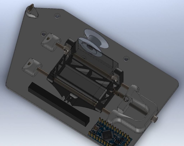 Hot Wire Cutter Tensioner V2 3D Print 175374