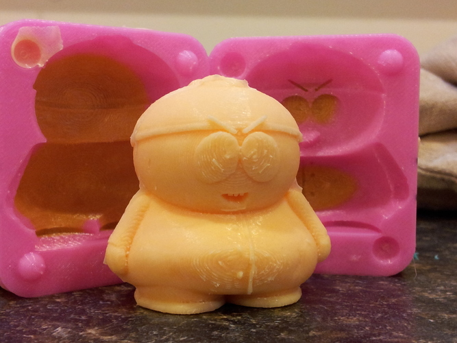 Mold for Cartman from Southpark 3D Print 17539