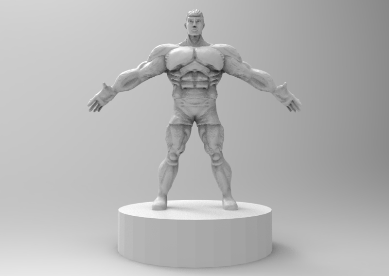 muscle male character