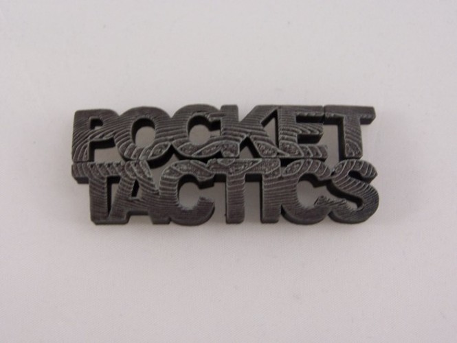 Pocket-Tactics Logo 3D Print 1756