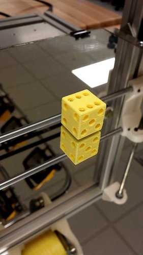 Standard 19mm dice (die) 3D Print 17590