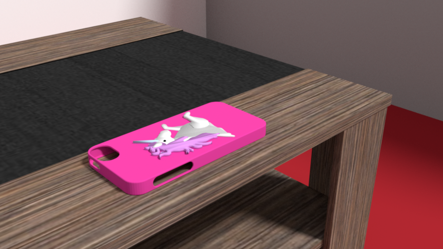 unicorn iphone 5 se case 3D Print 175906