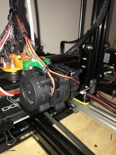 E3DV6 40x40x20 Cooling Fans 3D Print 175996