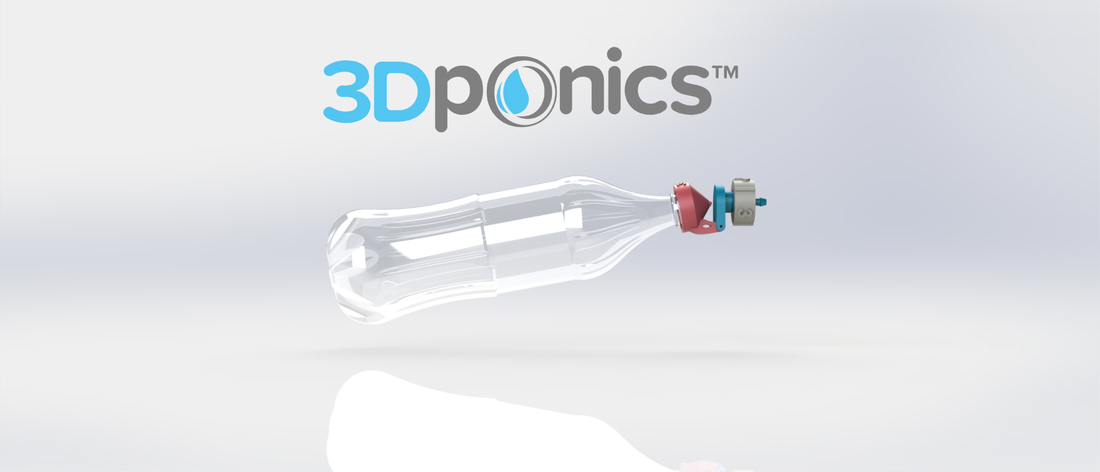 Floater Nozzle - 3Dponics Non-Circulating Hydroponics 3D Print 17609