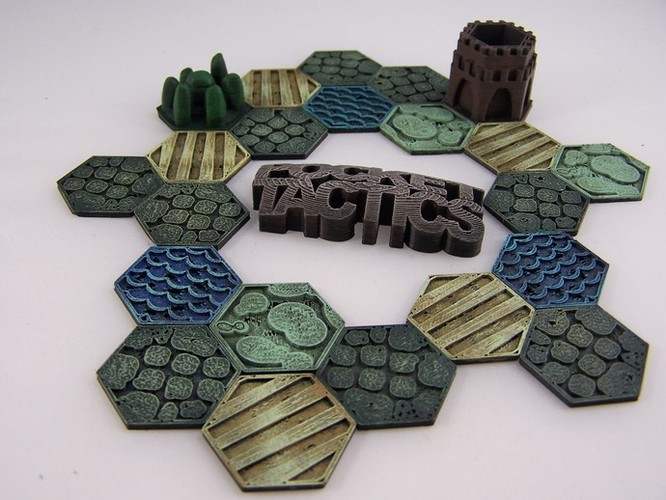 Pocket-Tactics Logo 3D Print 1762