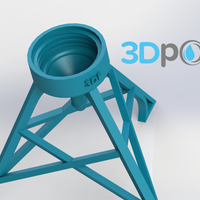Bottle Stand - 3Dponics Non-Circulating Hydroponics - Thumbnail 3