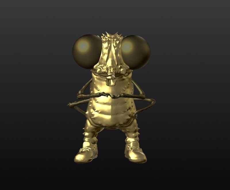 Golden fly