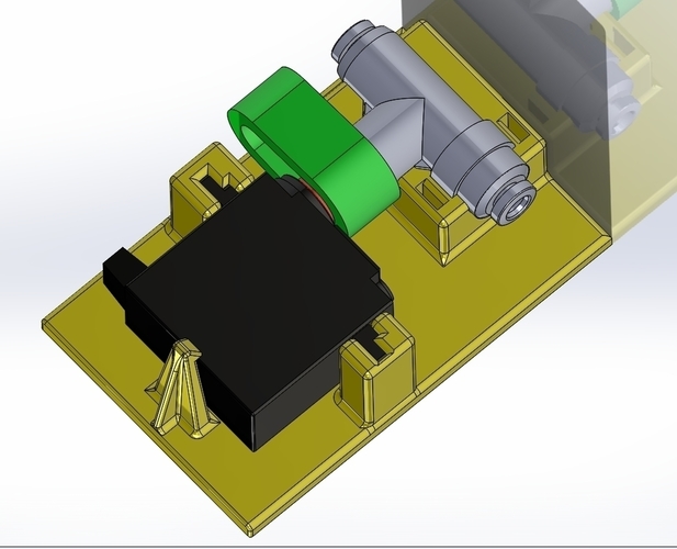 Servo operated valve 3D Print 176376