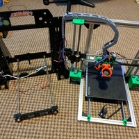 Hictop Prusa i3 3DP08 acrylic convertion to 2020 extrusion frame - Thumbnail 2