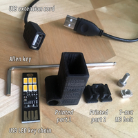 V-slot Extrusion USB Mount (for i.a. CR-10, Anycubic Kossel) - Thumbnail 3