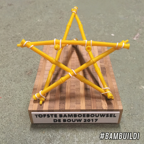 BAMBUILDI Modular Bamboo Stick Construction Play Set 3D Print 176440
