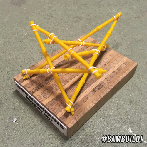 BAMBUILDI Modular Bamboo Stick Construction Play Set 3D Print 176441