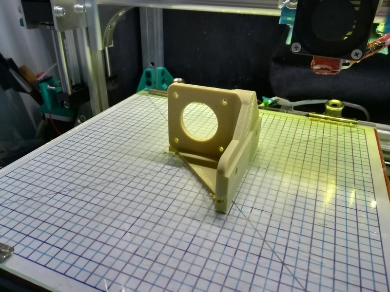 X axis motor mount 2.0 3drag/k8200