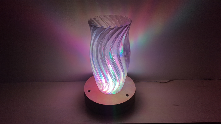 Wave Lamp 3D Print 176529