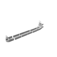 Small Binnenschiff RC Barge Cargoship  3D Printing 176561
