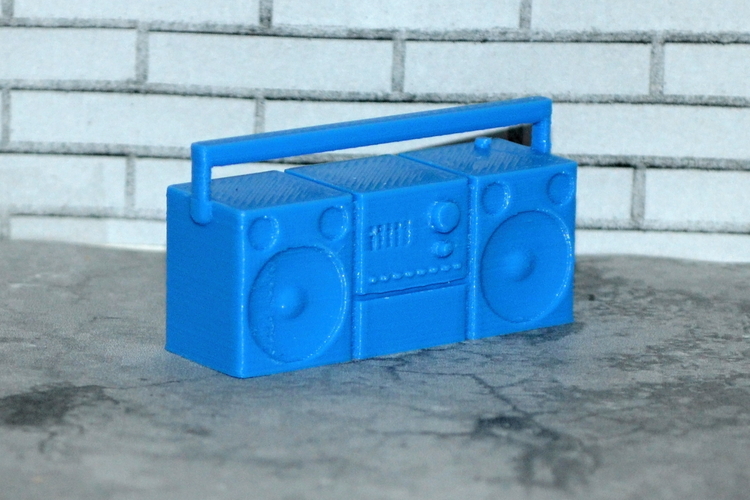 Scale 1/10 radio, cassette player, old type 3D Print 176571