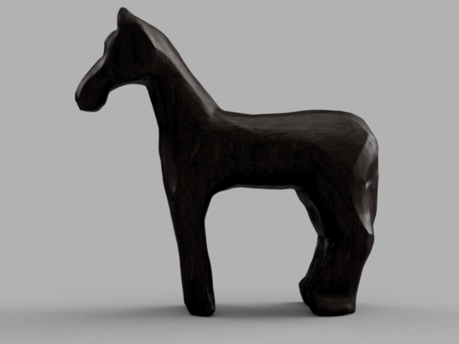 Wooden Horse 3D Print 176666