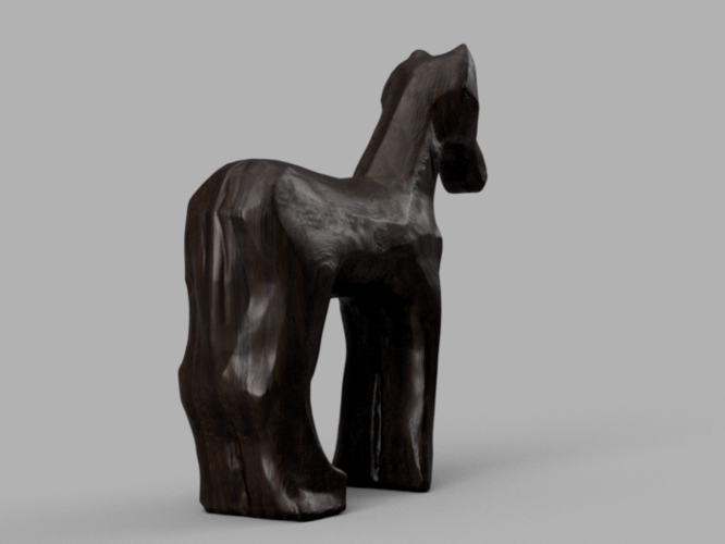 Wooden Horse 3D Print 176667