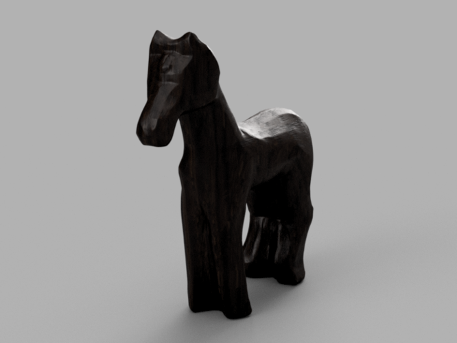 Wooden Horse 3D Print 176668