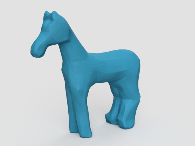 Wooden Horse 3D Print 176670