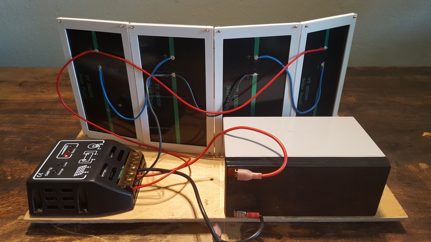 Solar Panel Holder 3D Print 176735