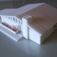 Mid Century House Design 1 KIT - N-Scale (1:160) - Thumbnail 3