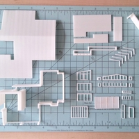 Mid Century House Design 1 KIT - N-Scale (1:160) - Thumbnail 5