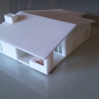Mid Century House Design 1 KIT - N-Scale (1:160) - Thumbnail 6