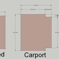 Mid Century House Design 1 KIT - N-Scale (1:160) - Thumbnail 8