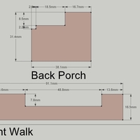 Mid Century House Design 1 KIT - N-Scale (1:160) - Thumbnail 10
