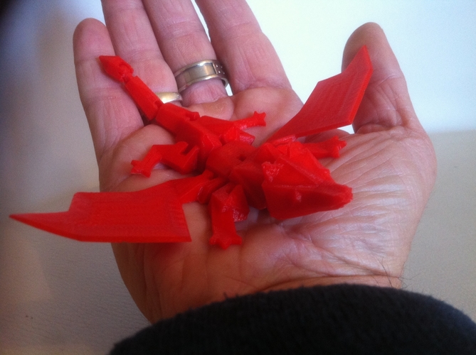 My Pet Dragon - Jointed - No support 3D Print 176795