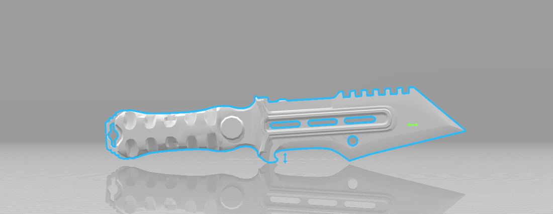 COMBAT KNIFE 3D Print 176876