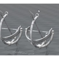 GlobeSundial_Earrings - Thumbnail 3