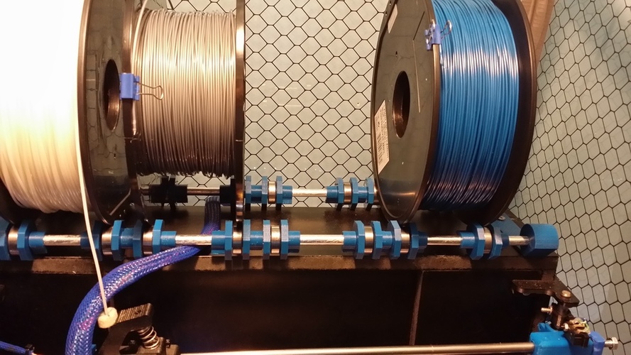 Filament bearing/rail system 3D Print 17702
