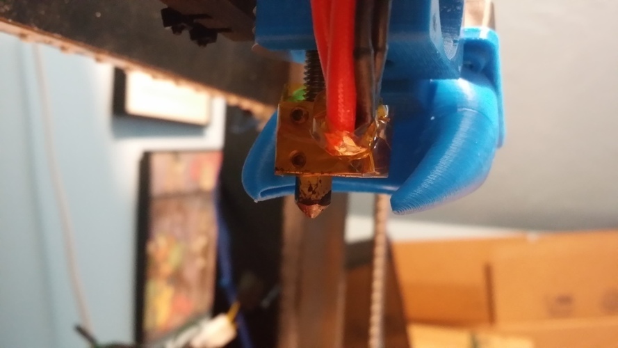 E3D 40mm fan mount with part fan mount