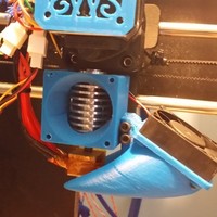 E3D 40mm fan mount with part fan mount - Thumbnail 2