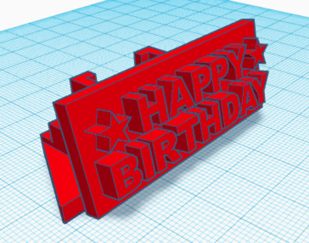 Birthday Gift 3D Print 177062