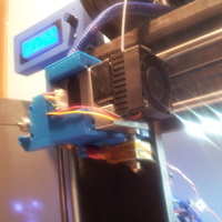 Makerbot extruder clone sideways mount for Prusa i3 - Thumbnail 1