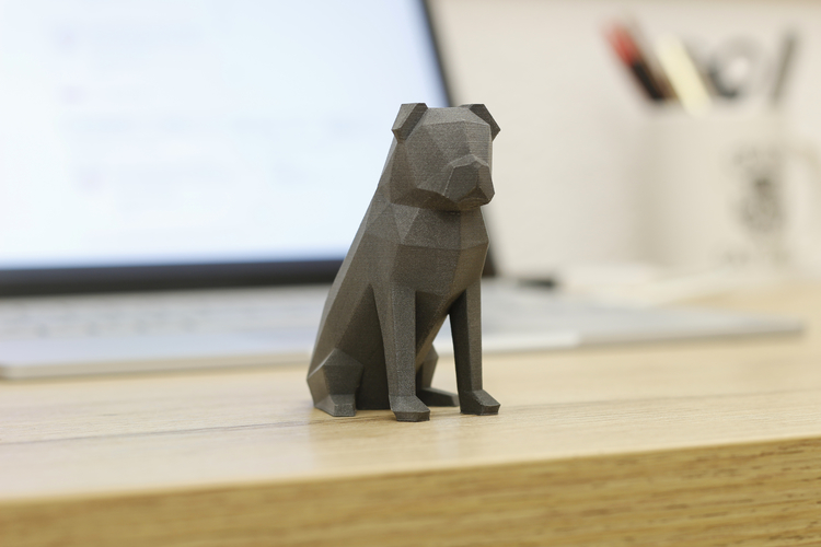 Low-poly Pug 3D Print 177112