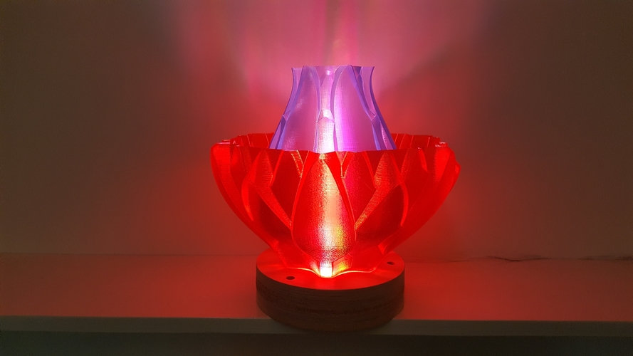 Flower Lamp 3D Print 177256