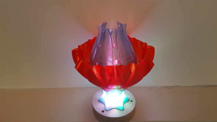 Flower Lamp 3D Print 177260