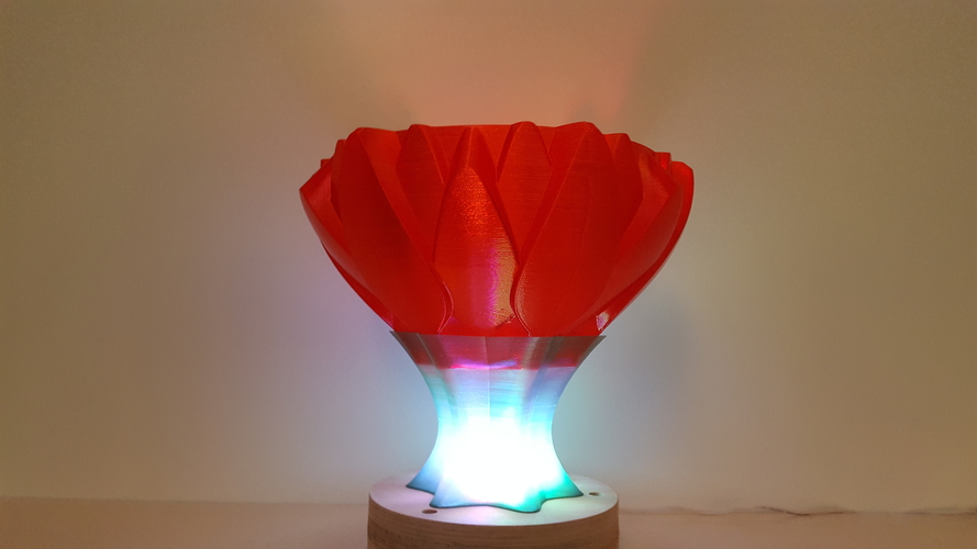 Flower Lamp 3D Print 177262