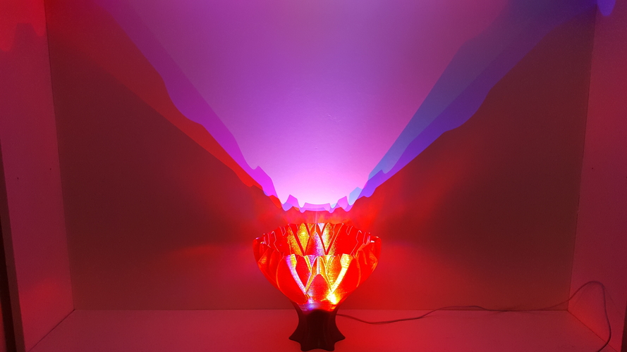 Flower Lamp 3D Print 177273