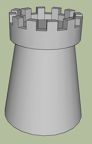 Torre de Ajedrez 3D Print 177302