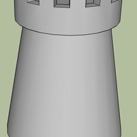 Small Torre de Ajedrez 3D Printing 177302